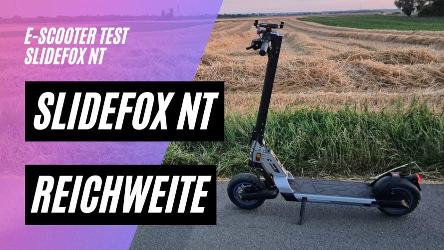 Slidefox NT - Reichweitentest (48V, 15AH, 500W)