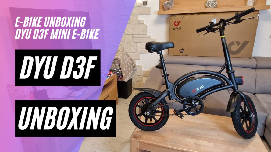 DYU D3F Mini E-Bike - Unboxing (36V, 10AH, 250W)