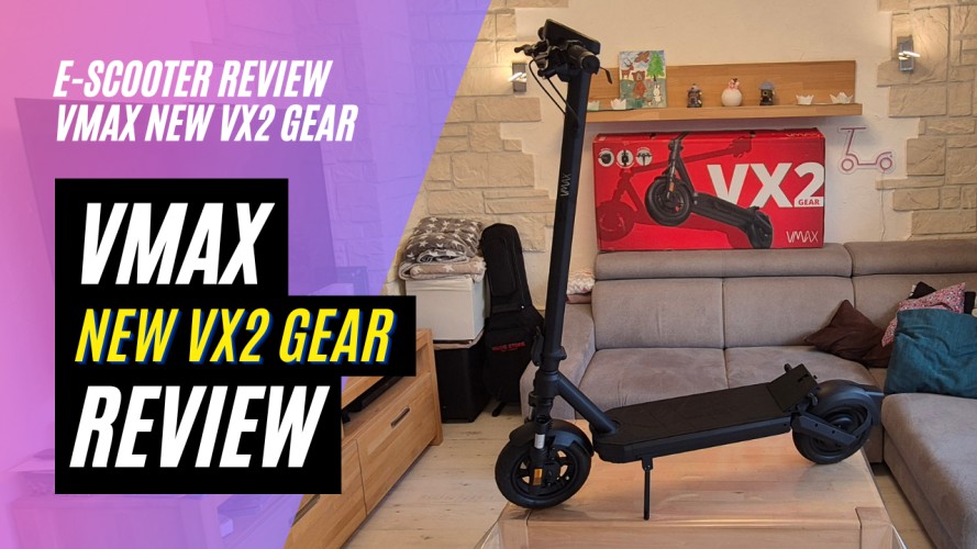 VMAX NEW VX2 Gear - Review nach ca. 70 km (48V; 10,4AH; 500W)