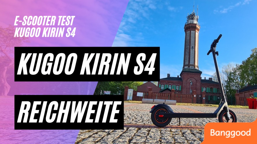 Kugoo Kirin S4 - Reichweitentest (36V, 10AH, 350W, 35 km/h, 40km Reichweite)