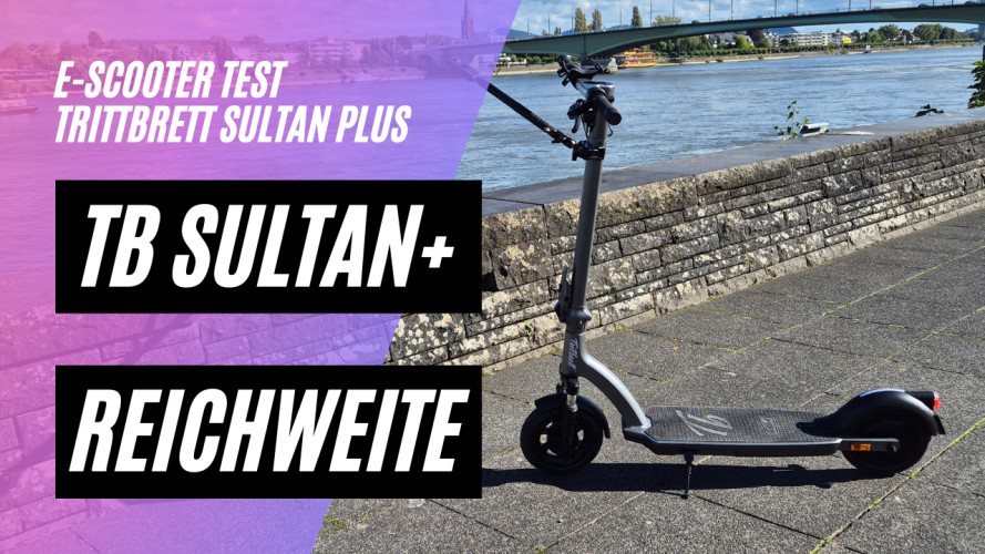 Trittbrett Sultan Plus - Reichweitentest (36V, 15AH, 500W)