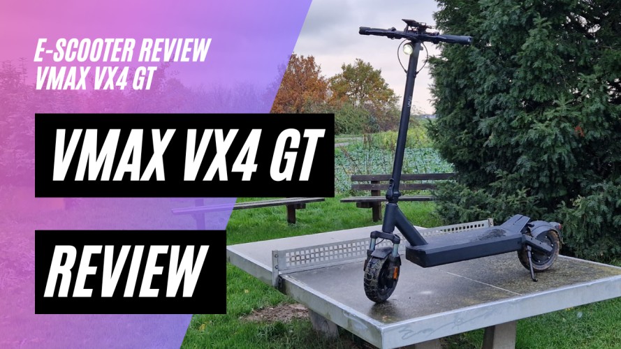 VMAX VX4 GT - Review nach 76km (500W; 48V; 23,2AH)