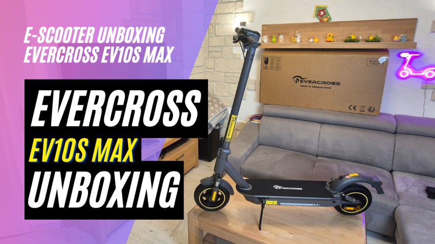 Evercross EV10S MAX - Unboxing und Probefahrt (48V, 27AH, 500W)