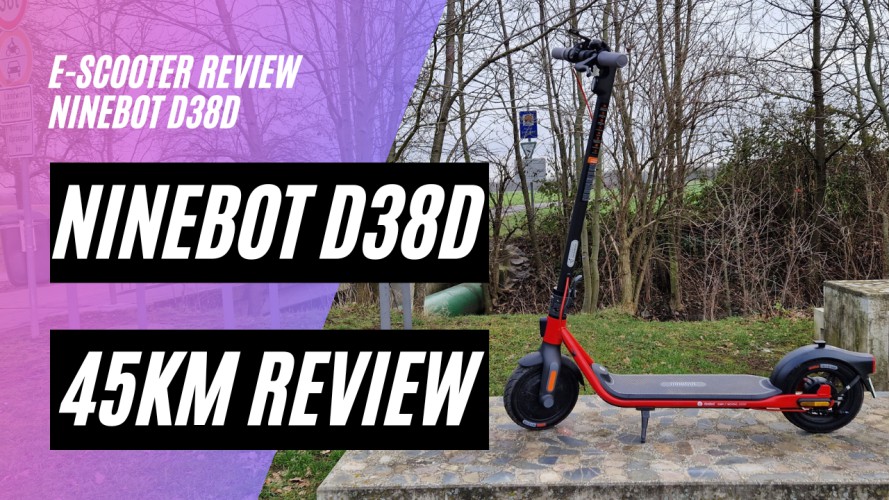 Ninebot D38D - Review (36V; 10,2AH, 350W)