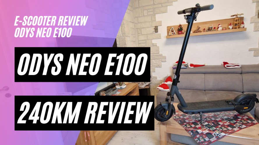 ODYS NEO E100 Review (54V; 12,5AH; 500W; 140kg)