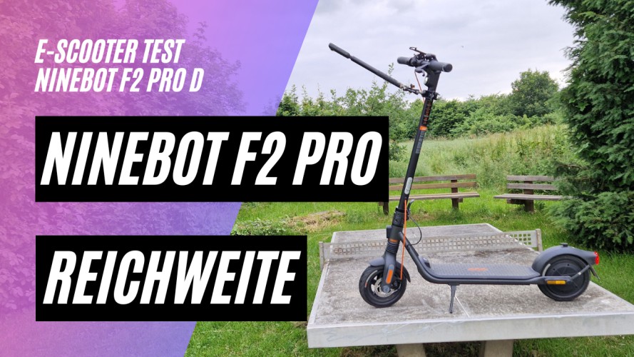 Ninebot F2 Pro - Reichweitentest (36V; 12,75AH; 450W)