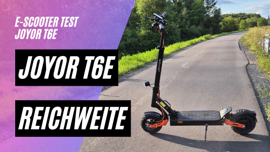 Joyor T6E - Reichweitentest ( 48V; 18AH; 500W )